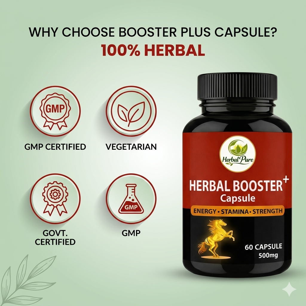 Herbal Booster Plus Capsule-- Herbal Capsule For Improve Strength And Stamina