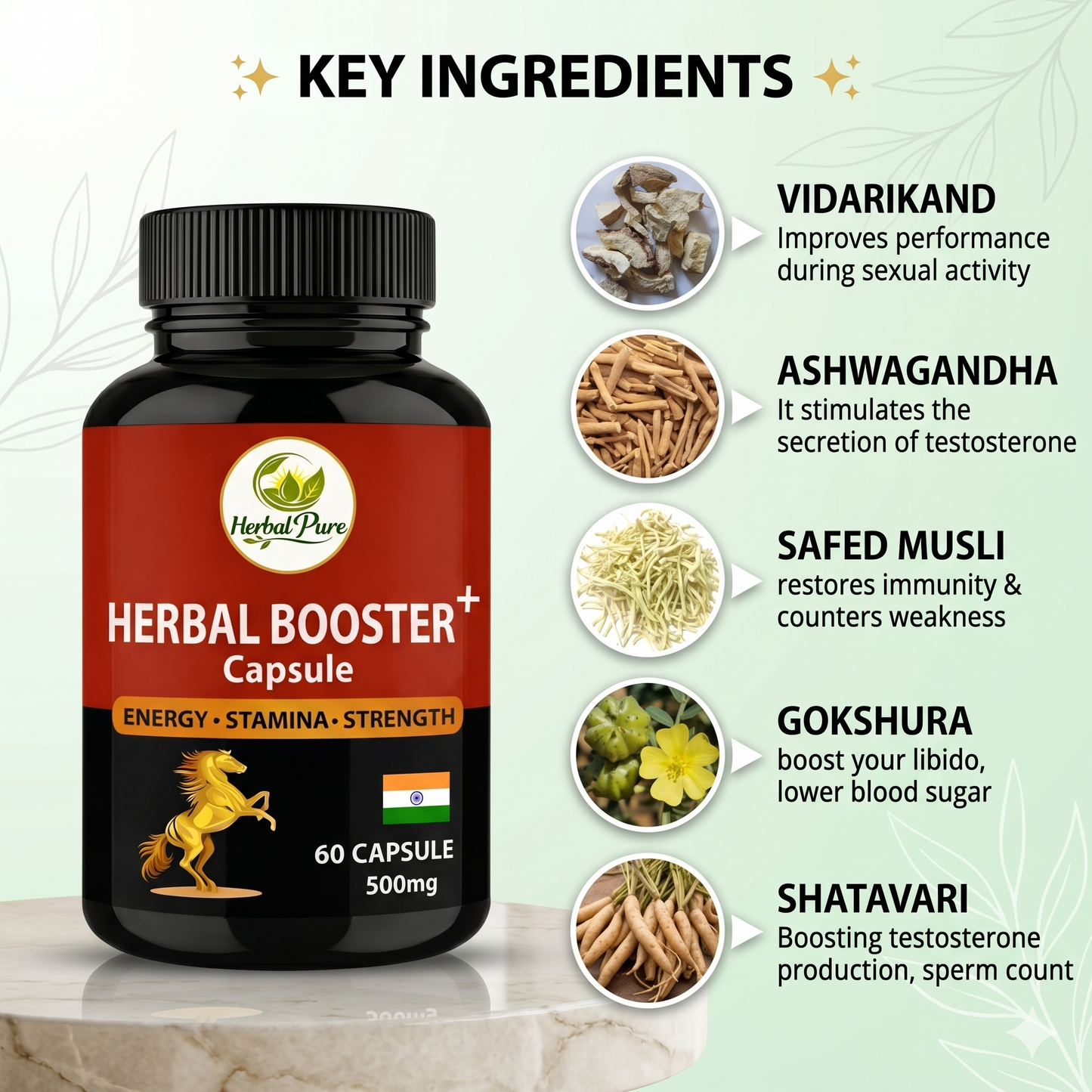 Herbal Booster Plus Capsule-- Herbal Capsule For Improve Strength And Stamina