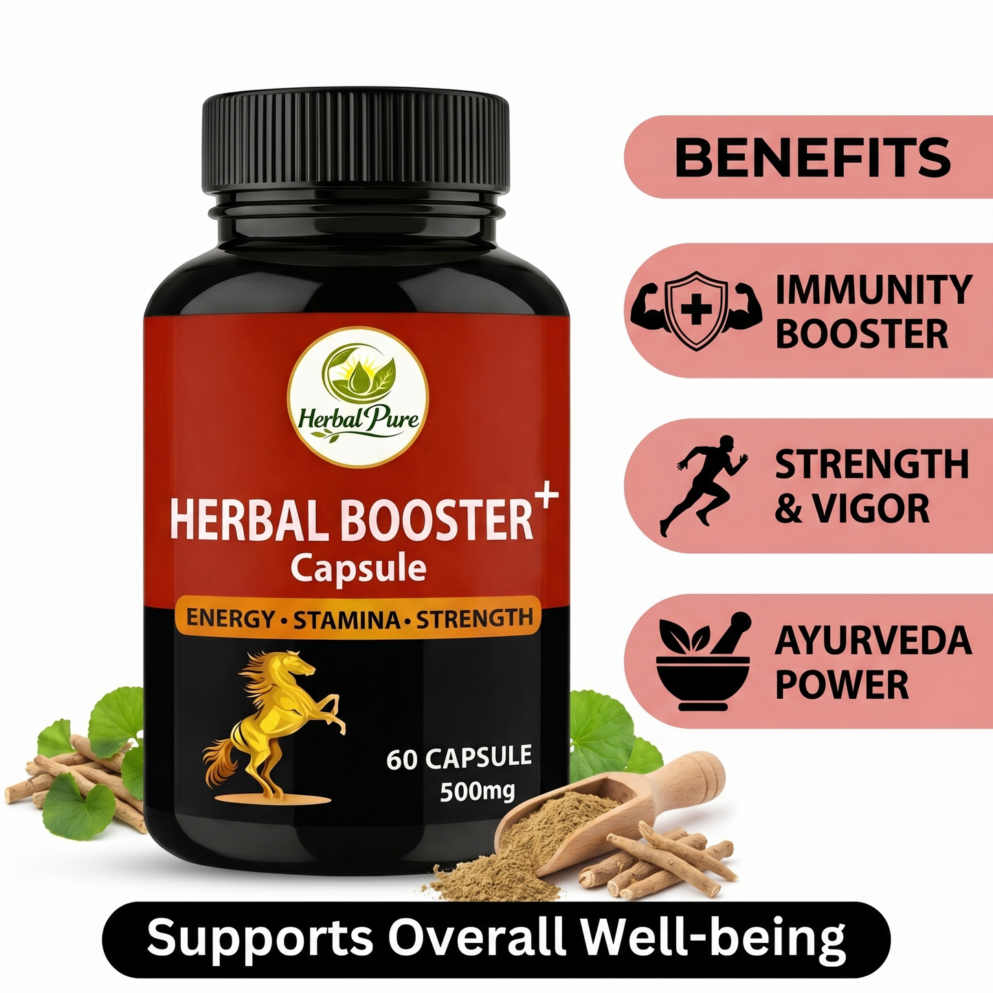 Herbal Booster Plus Capsule-- Herbal Capsule For Improve Strength And Stamina