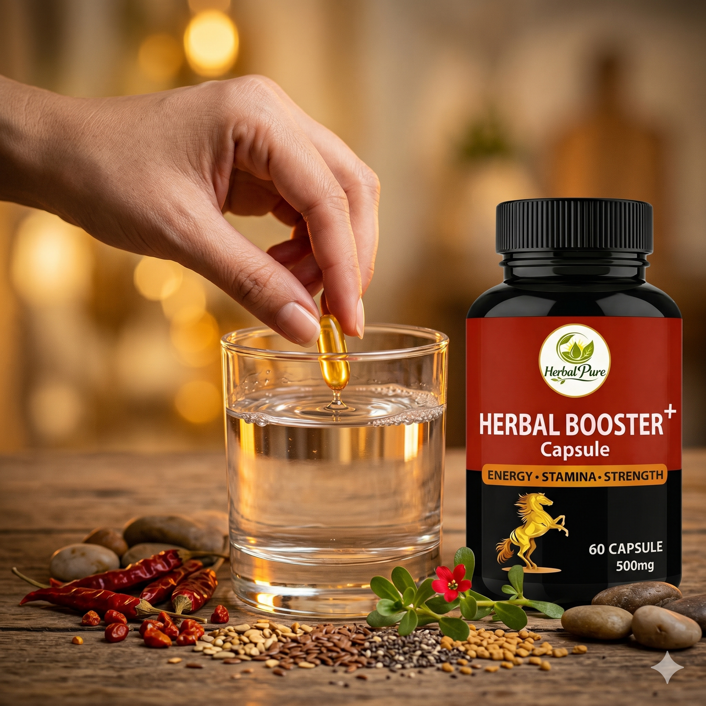 Herbal Booster Plus Capsule-- Herbal Capsule For Improve Strength And Stamina